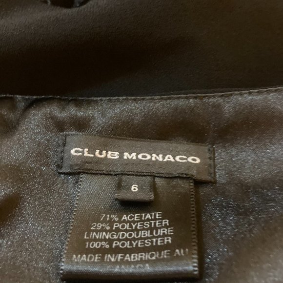 CLUB MONACO Black Ruffle Hem Mini Skirt - Picture 3 of 3